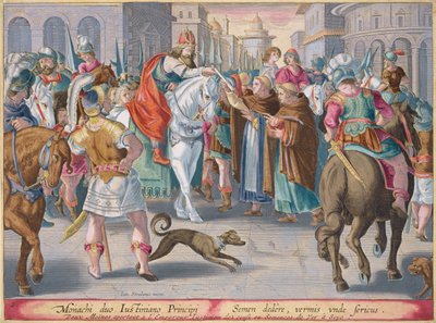 Two Monks Present Silkworms Smuggled from China to the Emperor Justinian, plate 2 from 